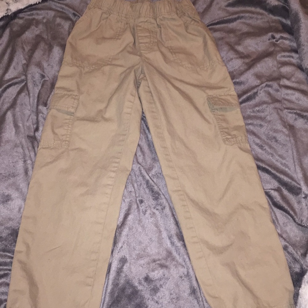 Boys elastic waist cargo pants